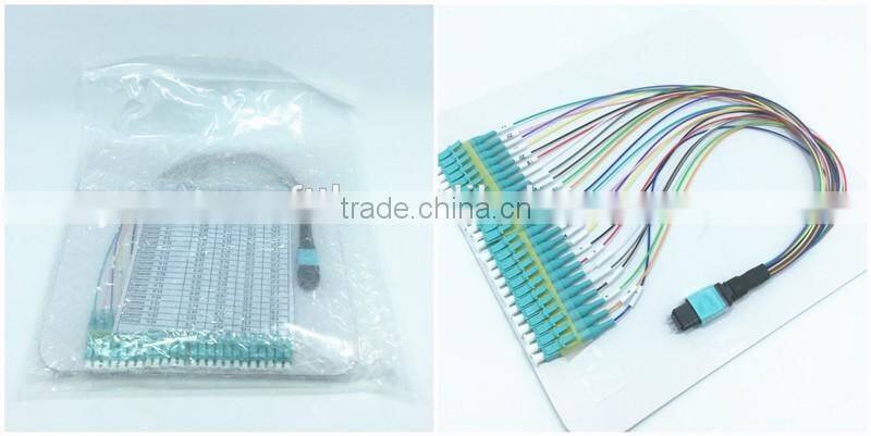 MPO to LC 24 cores fan-out fiber optic patch cord