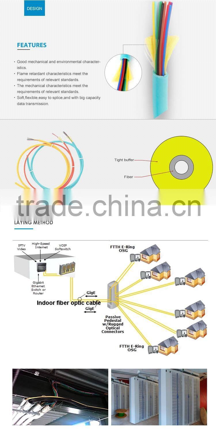 Cheap fiber optic g.652 cable FTTH Cable (GYXTPY ) 6 core fiber optic cable