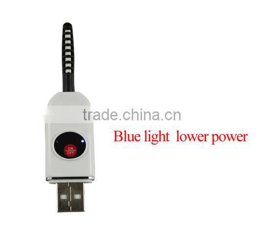 White ABS+Ceramic Electric Eyelash Curler USB Plastic Eye lashes Heated Curler Sensor Makeup Beauty Tools Rechargeable