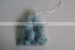 Yellow Eggs With 2 Rabbits For Easter Day