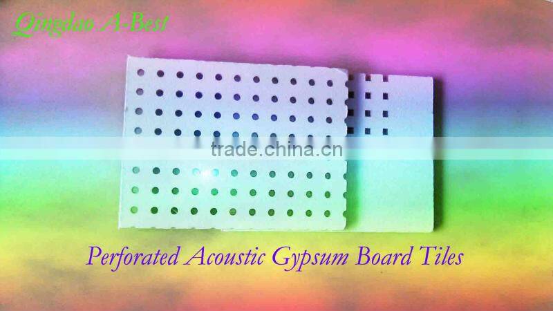12mm Perforated gypsum ceiling tiles