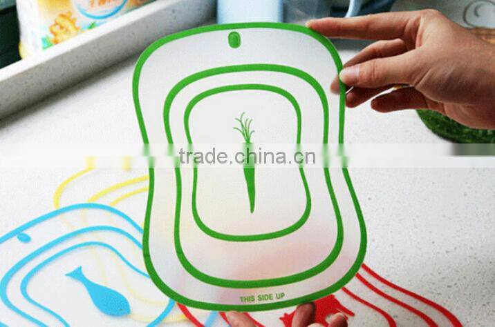 Flexible Ultra-thin Kitchen Tool Fruit Vegetable Cutting Chopping Board Mat