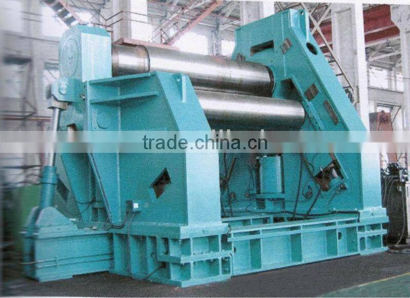 2500mm CNC 4-rollers hydraulic plate rolling machine,4 roller rolling machine in China