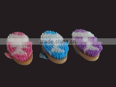 wooden block equestrian grooming brush