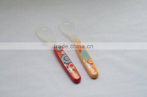 Soft and safe silicone wholesales kids spoon and fork set
