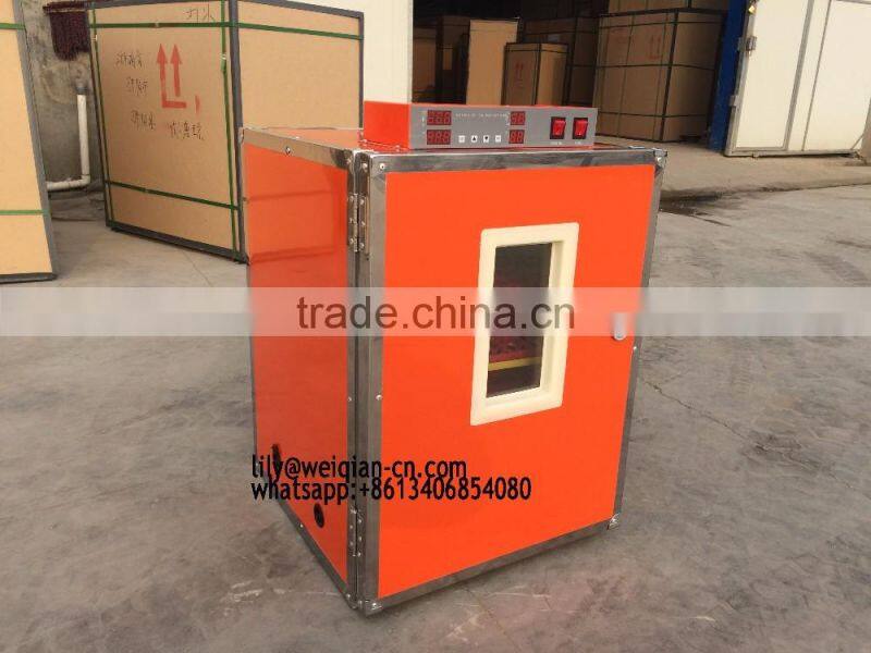 Weiqian new type chicken hatchery machine price,chicken egg incubator mini industrial machine 220 chicken eggs