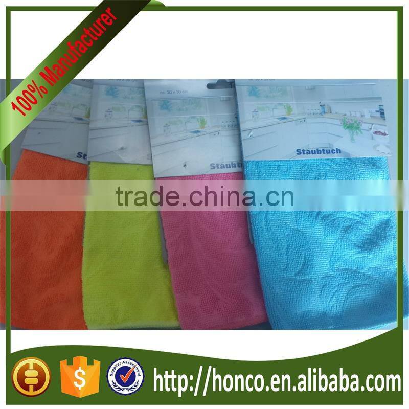 New Design Microfiber Plain Terry Cleaning Cloth Microfiber Cloth