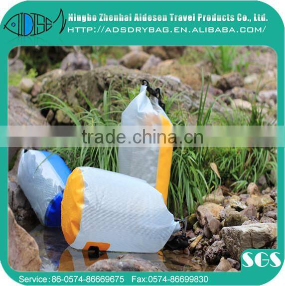 2015 high quality and popular transparent dry bag