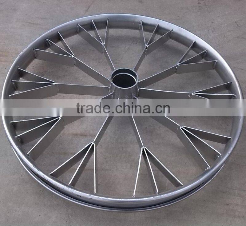 24x2.125 Rubbish cart wheel( Welded steel plate,Heavy-duty cart wheel )
