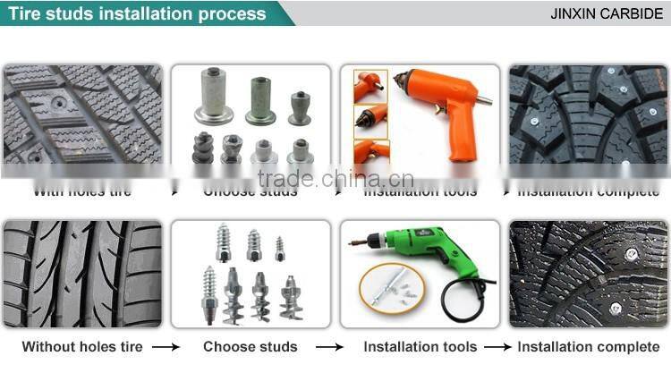 HM12 Antiskid Tire studs for Lightweight Carbide tire Studs