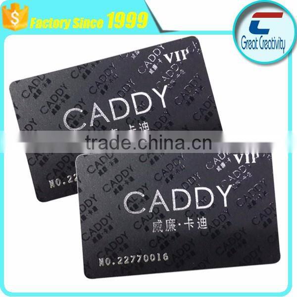 Factory Price Silver Hot Foil Stamping Business Cards