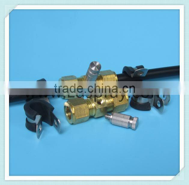 High pressure fittings of fog mist nozzle pipe clamp