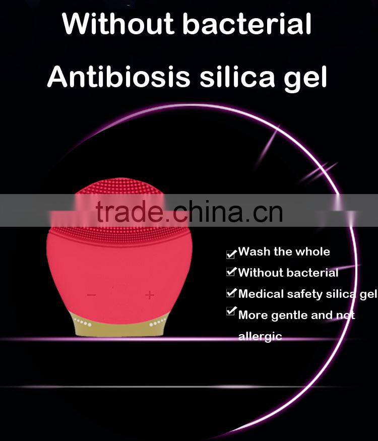 Factory price Silicone face and brush artifact electric beauty instrument cleansing device