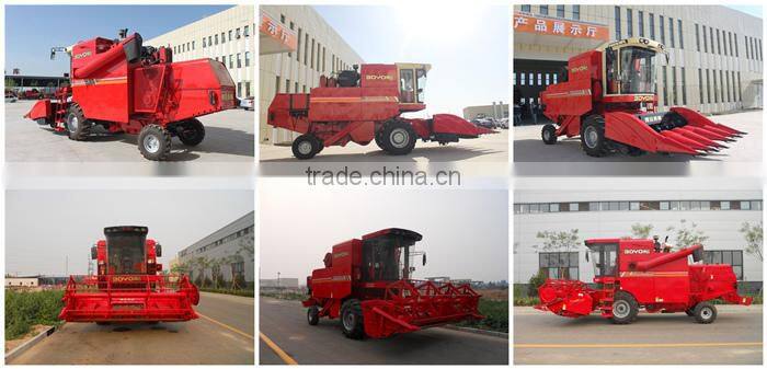 5 rows mini soybean combine harvester