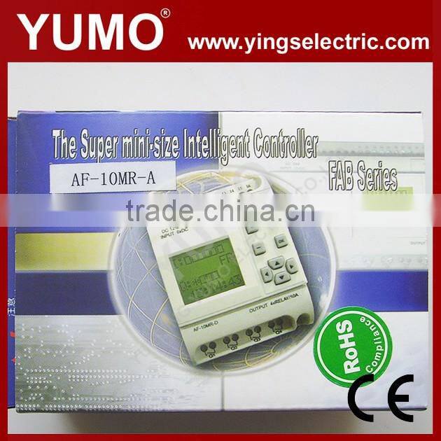 YUMO (AF-10MR-A) low cost mini HMI PLC Programmable Logic Controller