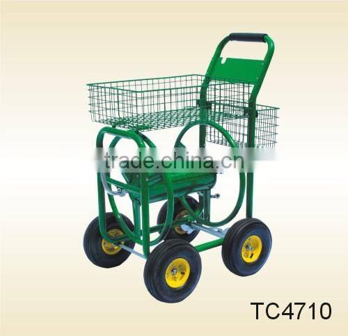 Garden hose reel cart