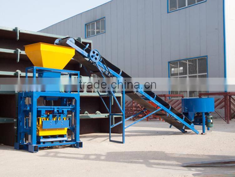 Full-automation cement/concrete hollow block making machine