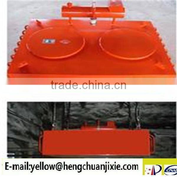 Good efficiency HC series of RCDE series of oil cooling type electromagnetic iron remover