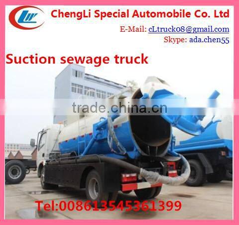 sewage pip cleaning truck,garbage suction truck sale 5000L