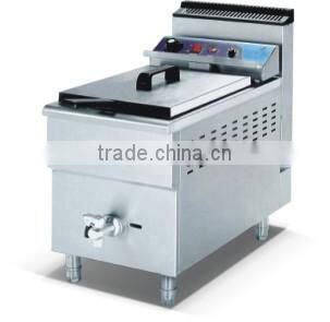 Hot sales gas single tank deep fryer,single basket gas deep fryer(ZQW-171)