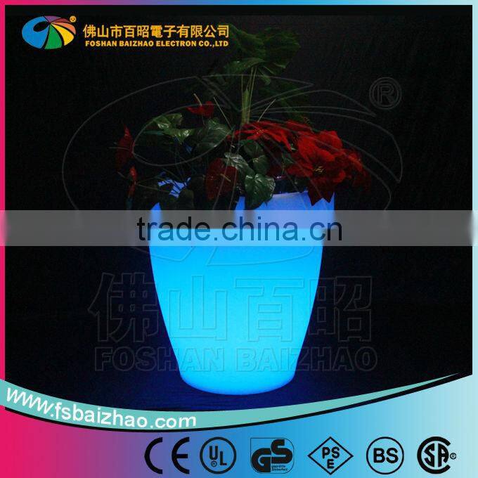 led light flower pot/led illuminate flower pot/led flower pot lighting