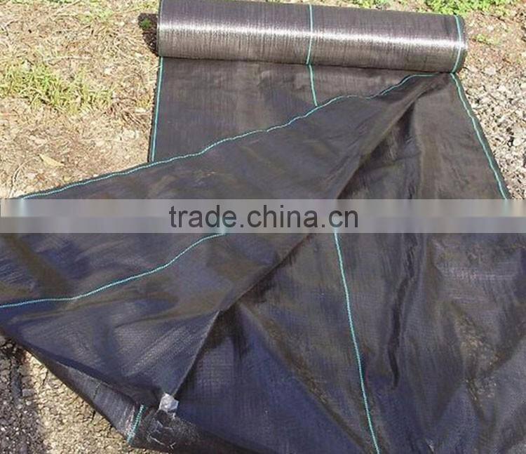 Vegetable growing plastic weed block matting