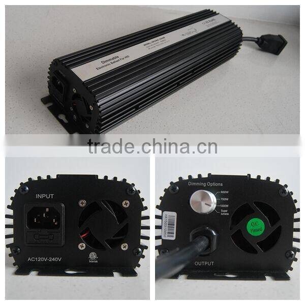 277v 1000w hps dimmable ballast/ hid electronic ballast/ 1000 watt digital grow light ballast