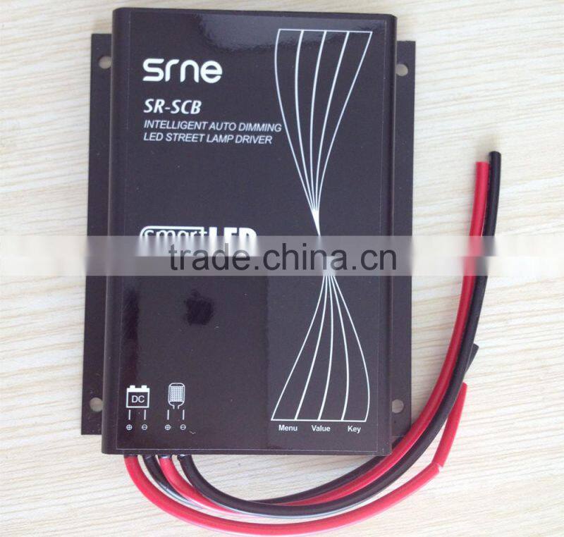 LED solar powered street light 6m 30W LED light + 100w solar panel