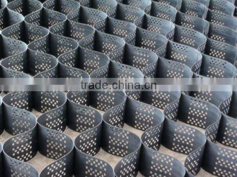 HOT!!!Earthwork Geocells factory for the riverbed,seabeach and desert