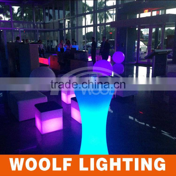 LED furniture 16 colors RGB changing led bar table