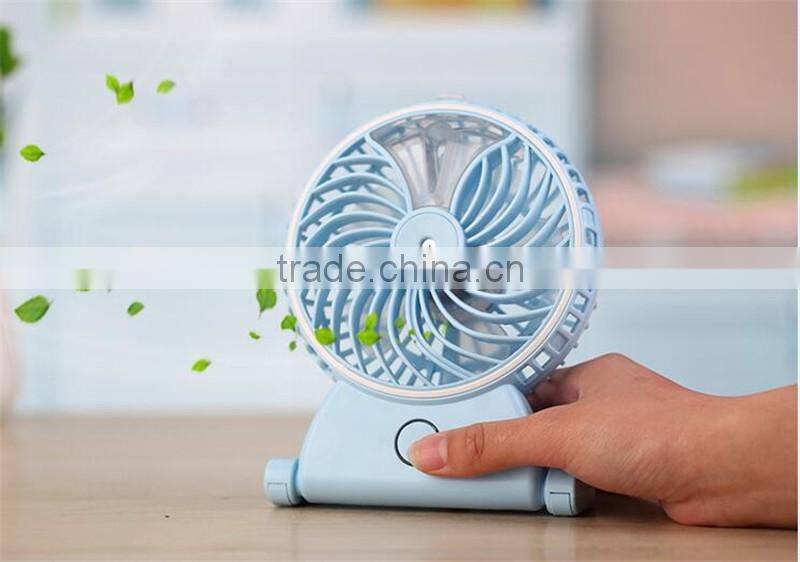 CT-739 The new USB charging air-conditioning fan Beauty Mini spray fan Humidification handheld fan Portable air-conditioning fan