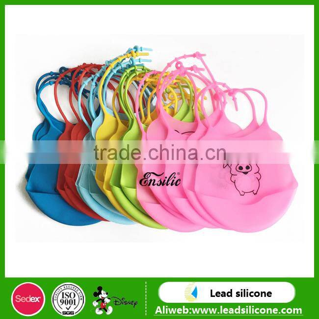 2017 popular new style silicone baby bib