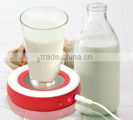 Supply fashion USB electric heating keep warm dish --red