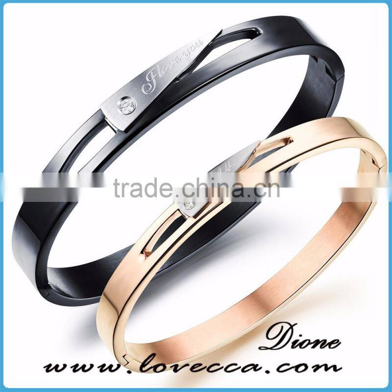 Valentines's gift Lover Jewelry couple stainless steel bracelets