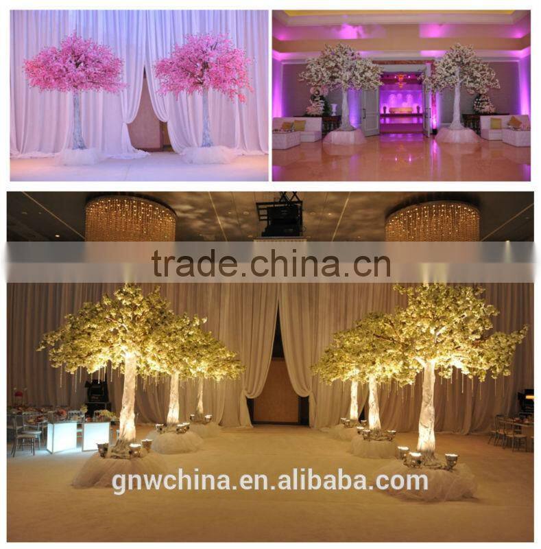 GNW FLA1603-4 artificial flower door fabric wedding arch door
