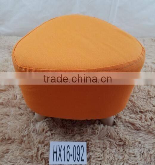 Factory Price H28cm Fabric Covered Ottomans,Footrests