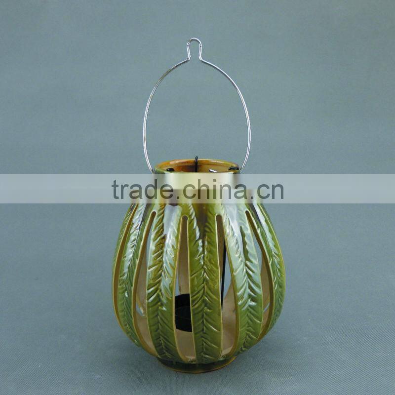 Hot Sale!!! Charming colorful ceramic decorative hanging lanterns