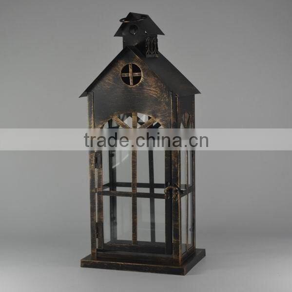 Popular shopping indoor metal lantern