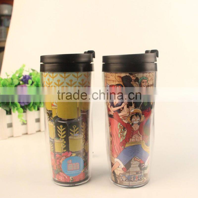 promotional gift iems 350ml color changing travel mug with OEM