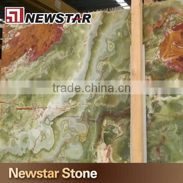 Transparent onyx marble slab green onyx price