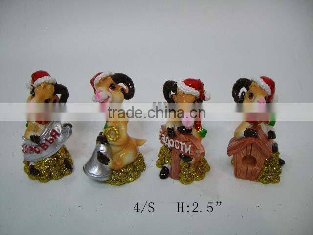 2015 christmas sheep figurine crafts
