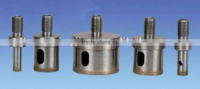 fine steel and diamond straight shank chamfering drill bit