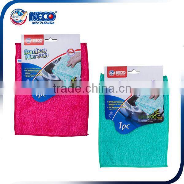 Bamboo fiber cloth, kithen cloth, natural bamboo fiber