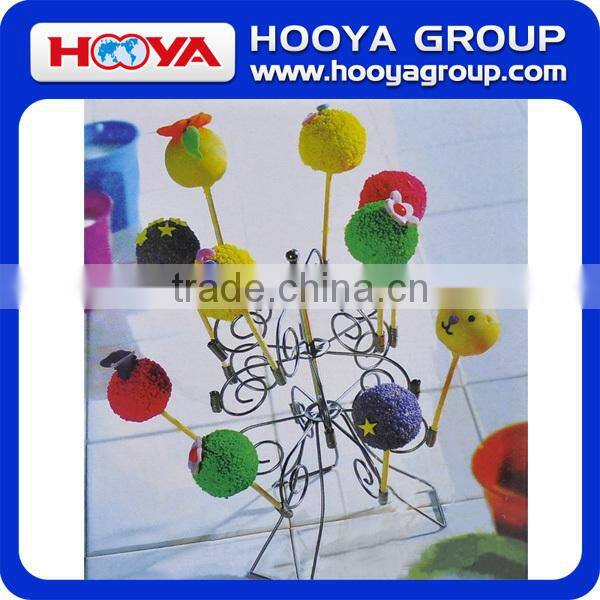 iron lollipop display stand