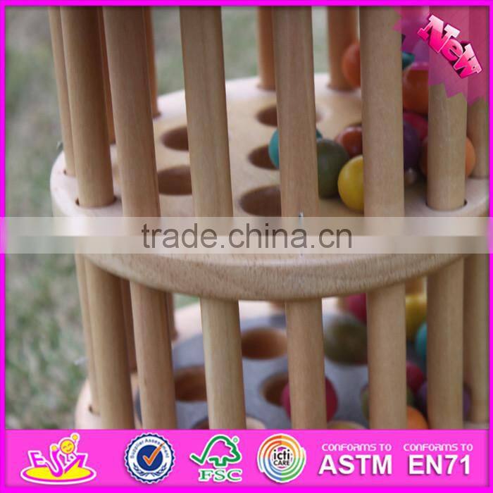 2016 new fashion funny children wooden skittles game W01A161