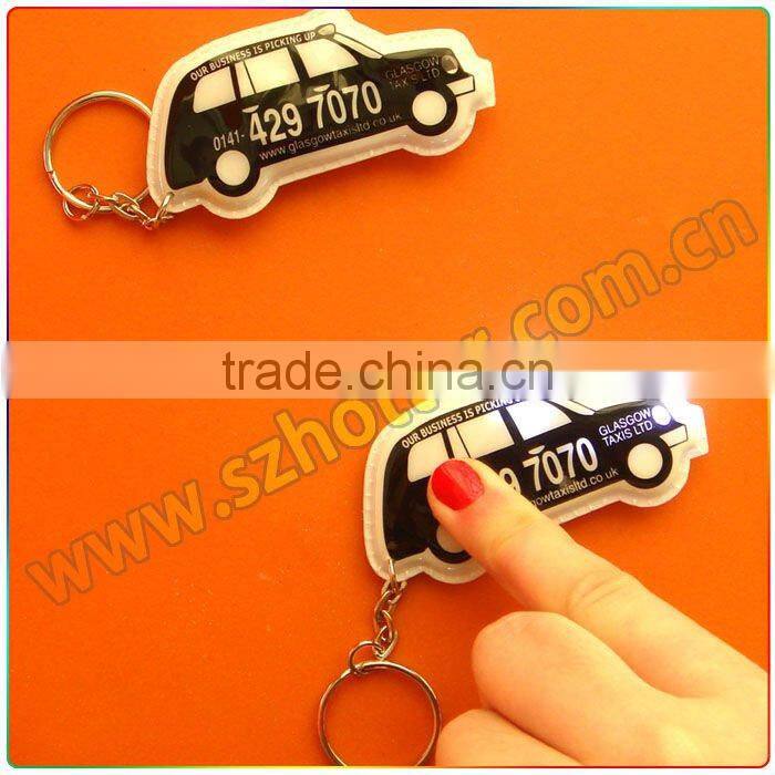 death 3d soft pvc key ring