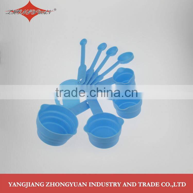ZY-L1003 8-pc plastic measuring spoon set