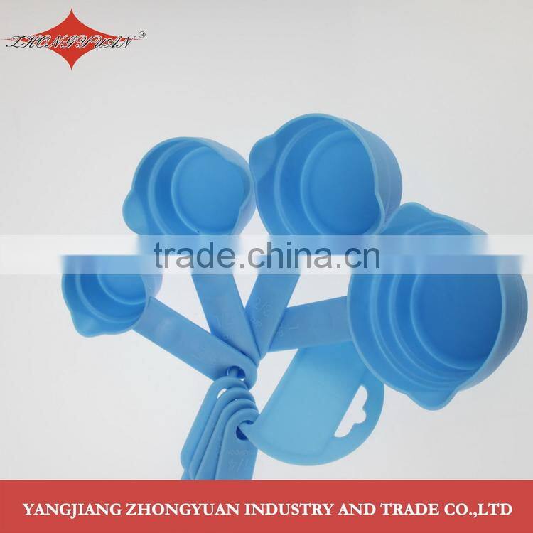 ZY-L1003 8-pc plastic measuring spoon set