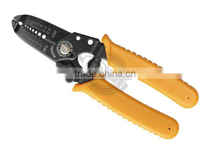 JL1905 Cable Stripper With Matte Rubber Handle