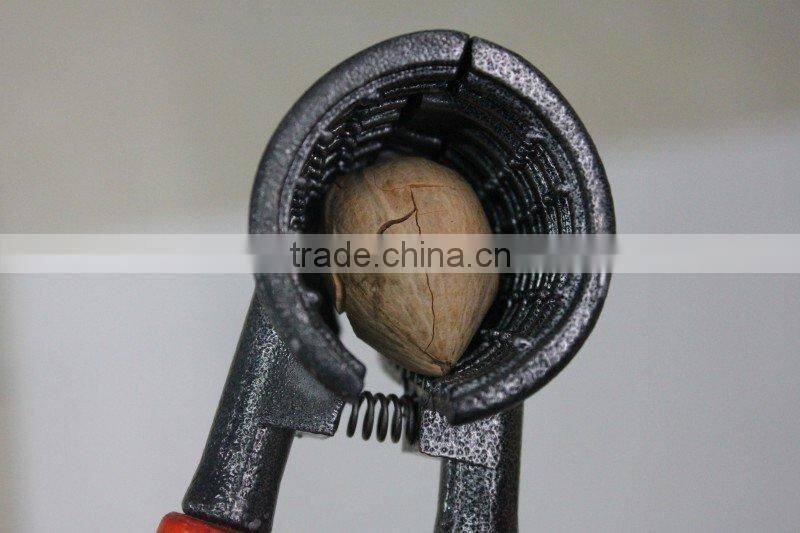 HOT!!! Zinc alloy nutcracker w/wooden handle